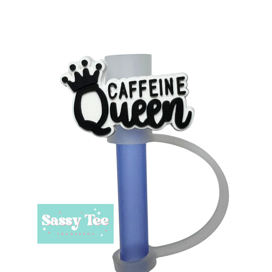 CAFFEINE QUEEN STRAW TOPPER