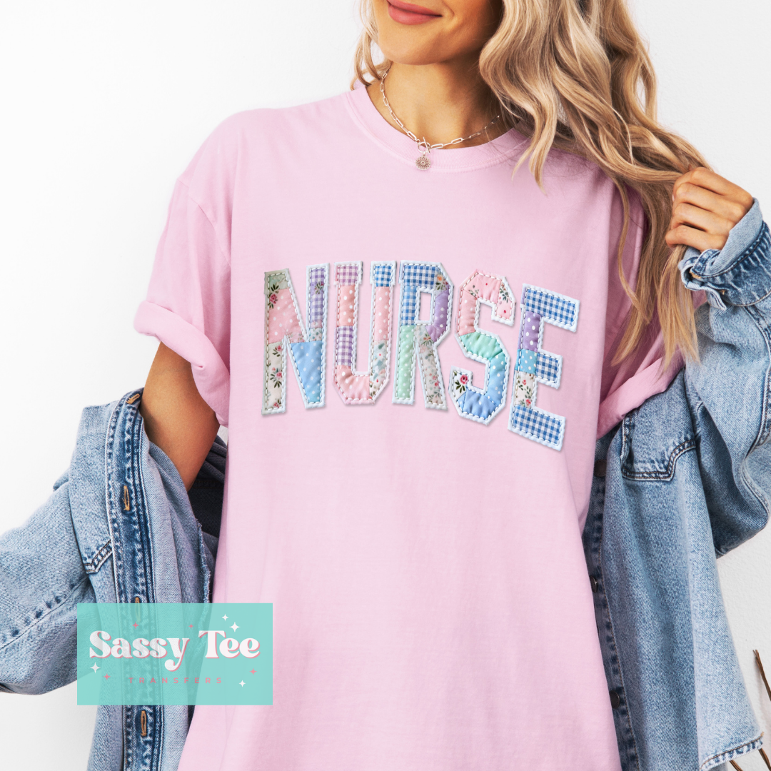 PASTEL NURSE PATCHWORK **Preorder/Restock Ships in 5-10 biz days**