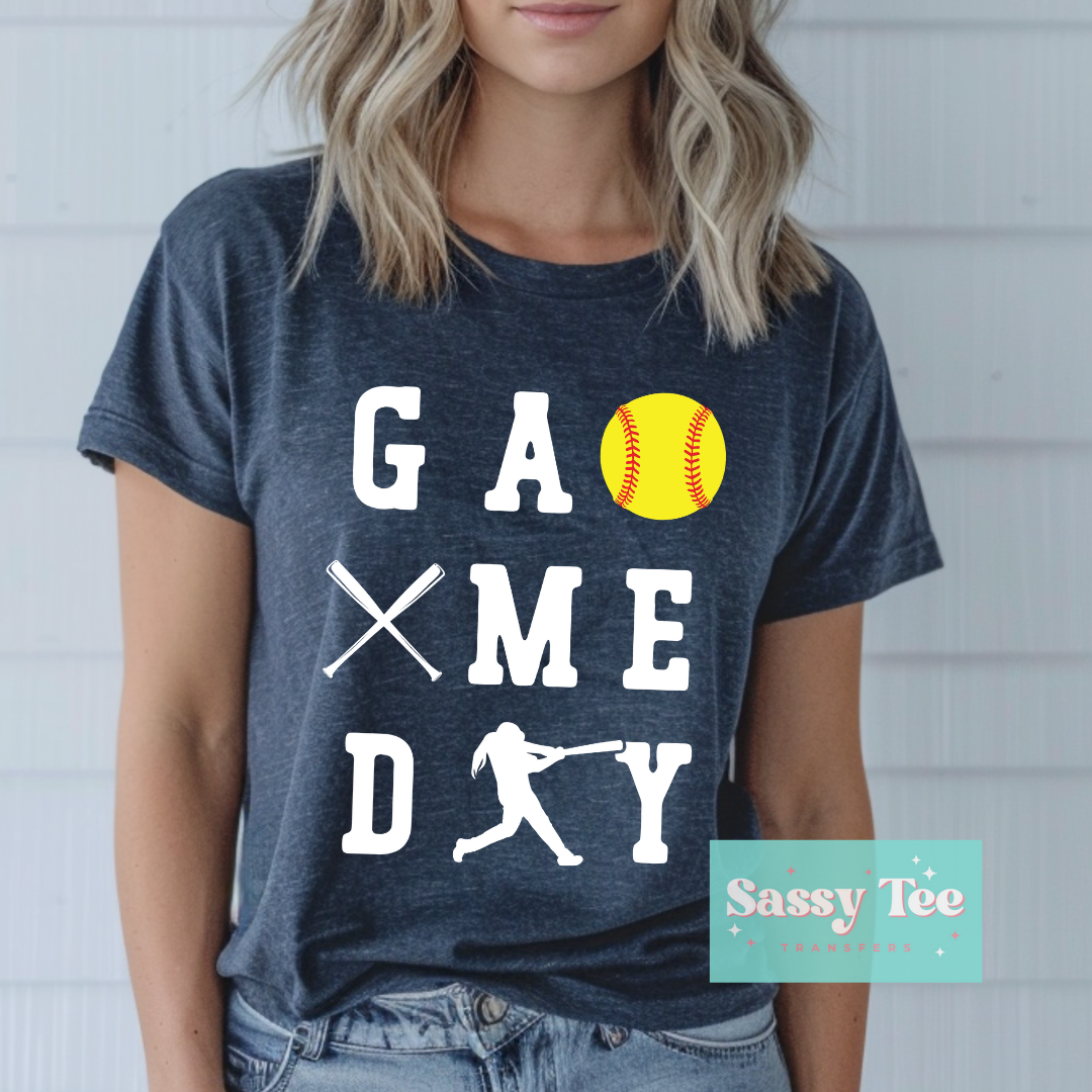GAME DAY SOFTBALL White