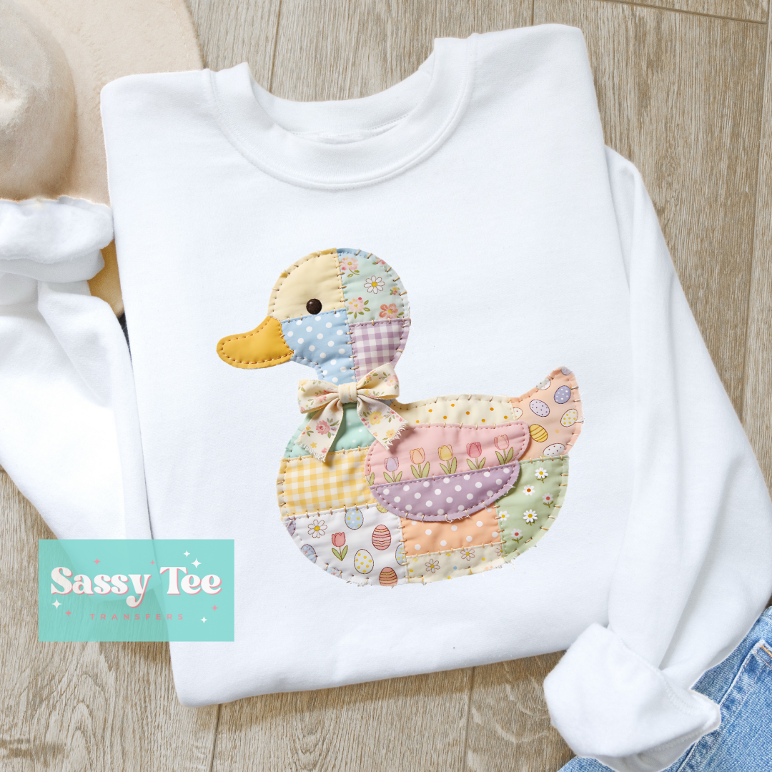 EASTER DUCKLING PASTEL PATCHWORK **Preorder/Restock Ships in 5-10 biz days**