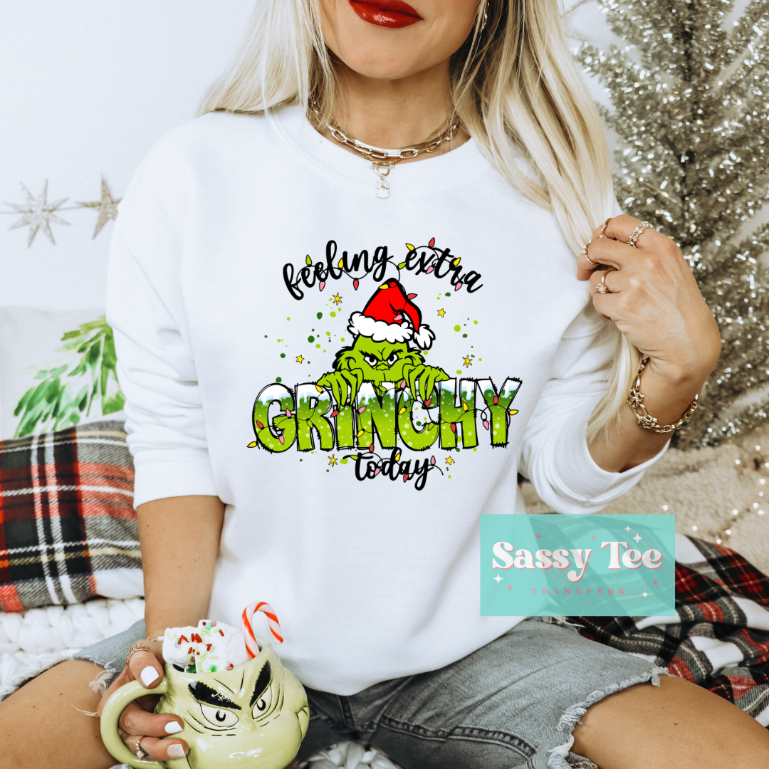 GREEN MAN FEELING GRINCHY Front Option 2 **Preorder Restock Ships in Est. 5-10 biz days**