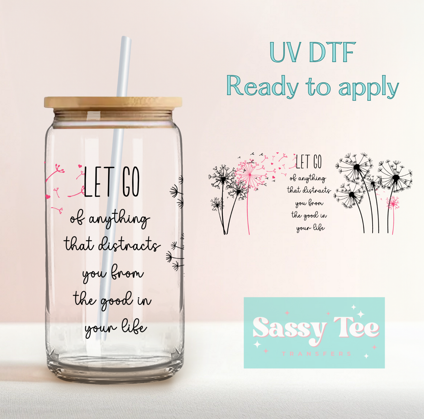 LET GO UV DTF CUP WRAP