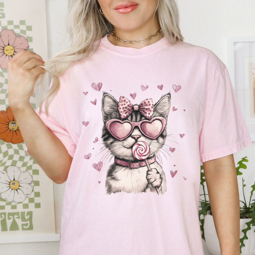 CAT LOLLIPOP VALENTINE