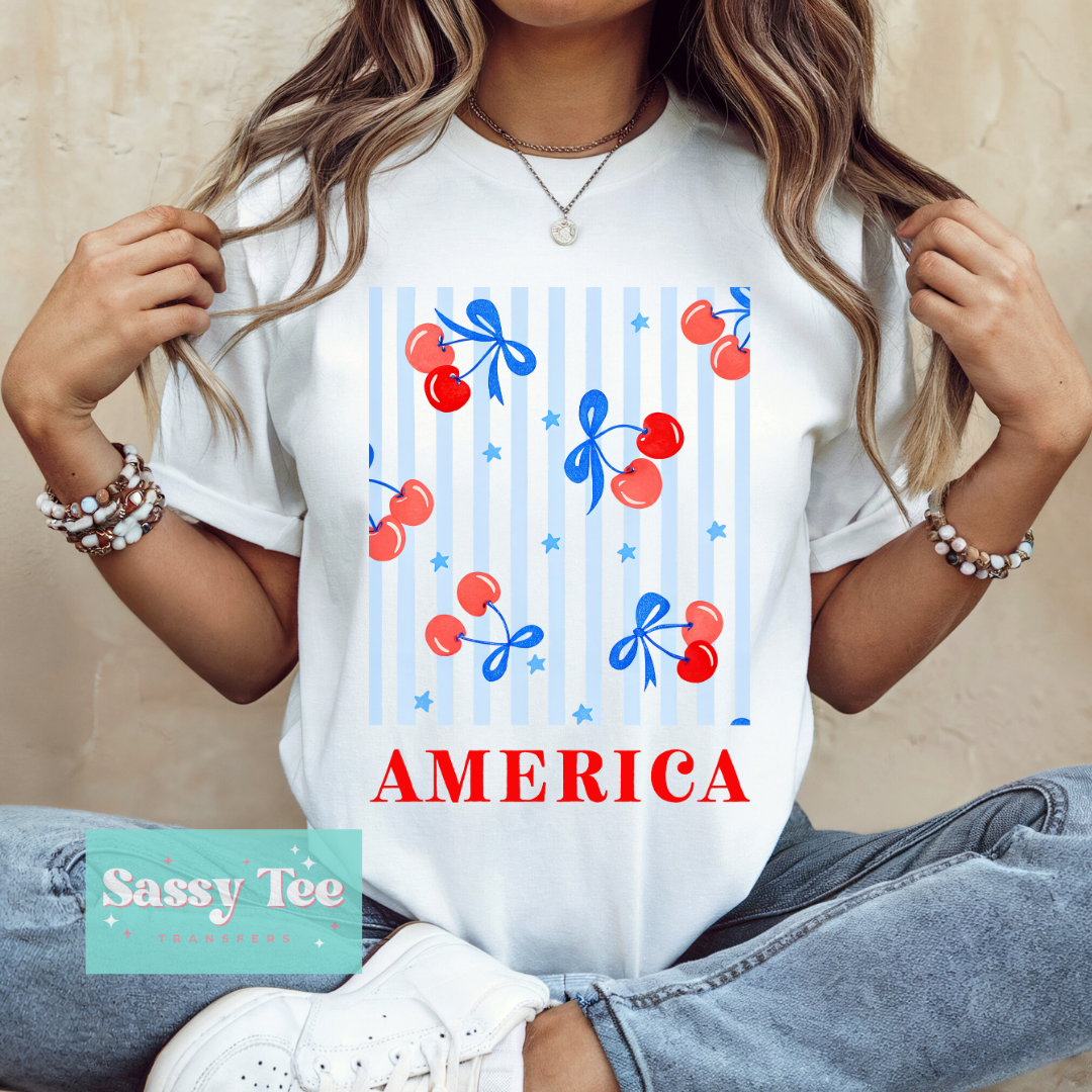 AMERICA PREPPY CHERRY **Preorder/Restock Ships in 5-10 biz days**
