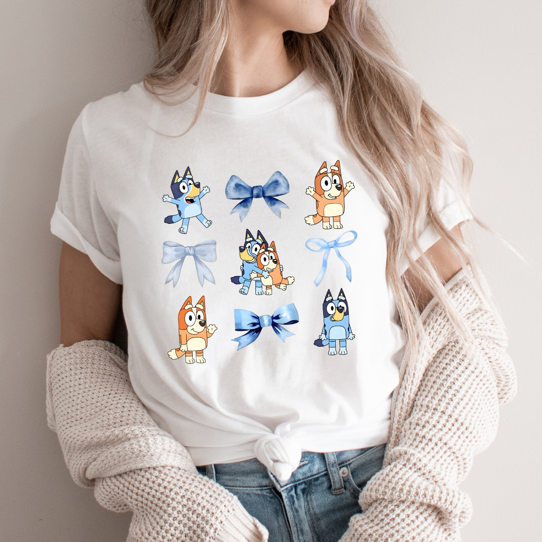 BLUE DOG COQUETTE BOW