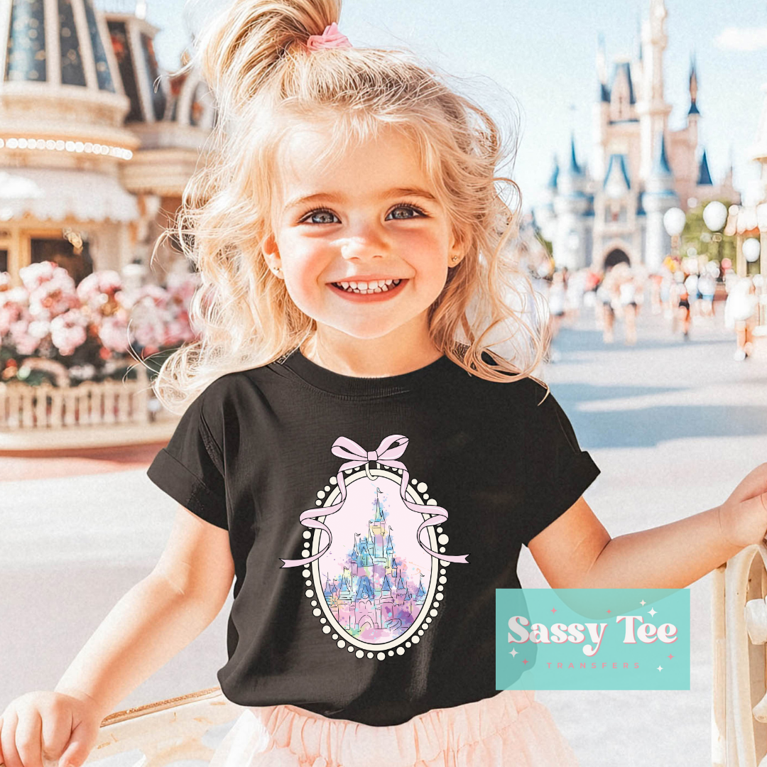 PINK MAGIC CASTLE BOW Kids