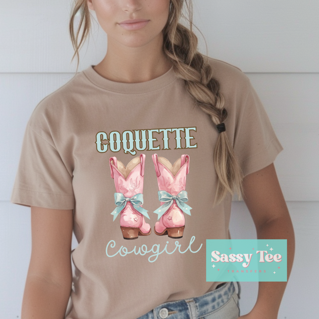 COQUETTE COWGIRL PINK TURQUOISE **Ships in 5-10 biz days**