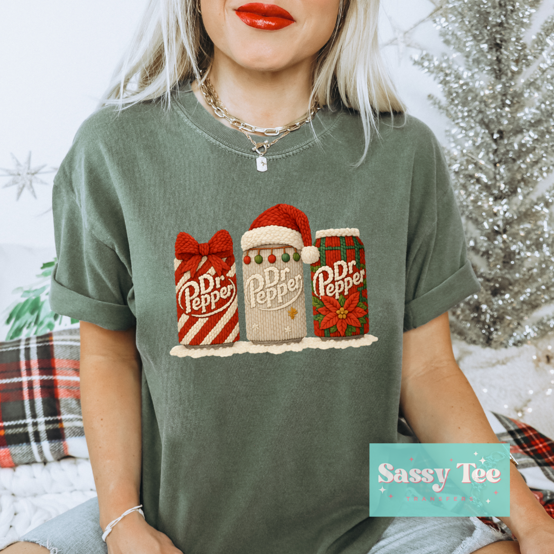 DR PEPPER RED FAUX YARN **Preorder/Restock Ships in 5-10 biz days**