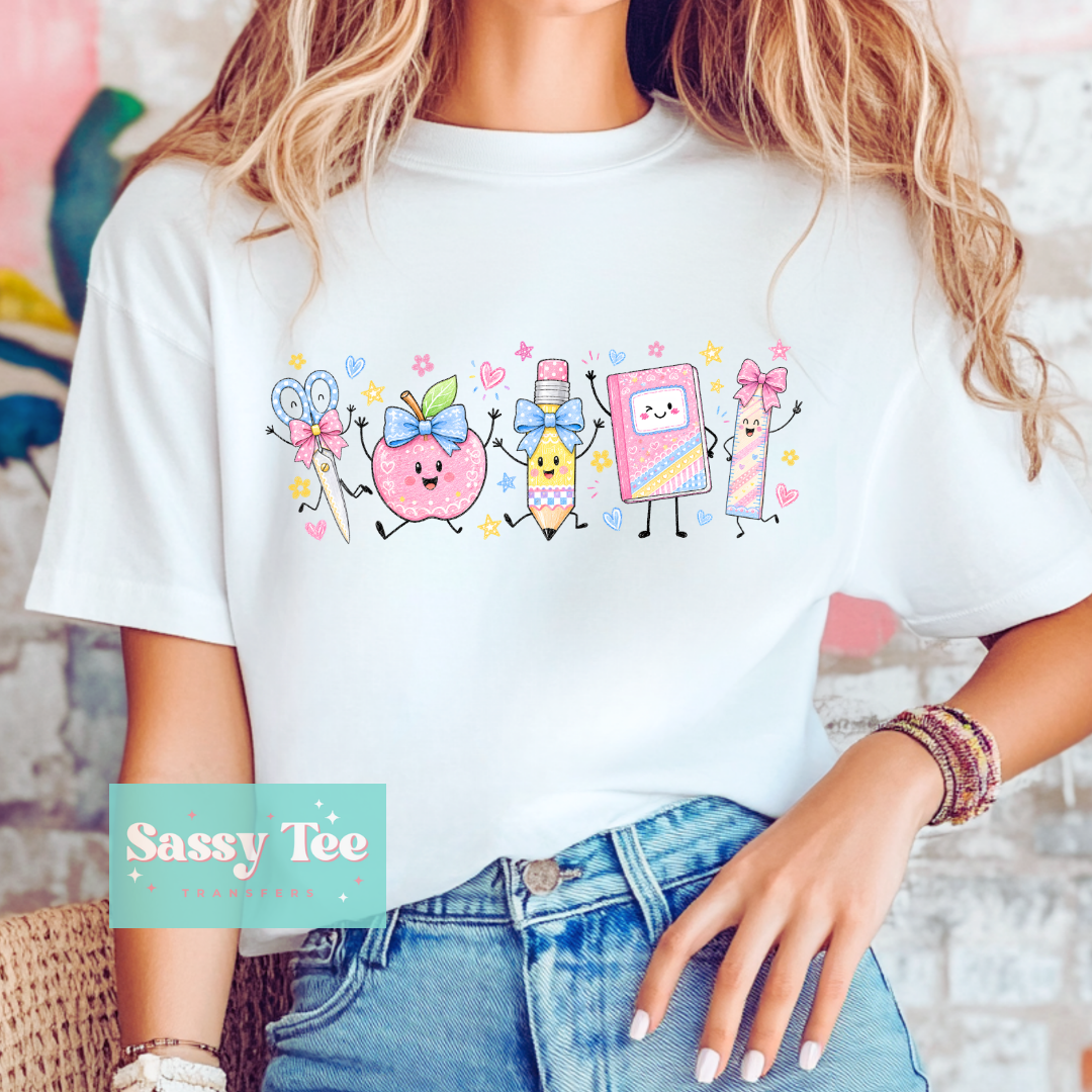 SCHOOL TEACH DOODLES PASTEL **Preorder/Restock Ships in 5-10 biz days**