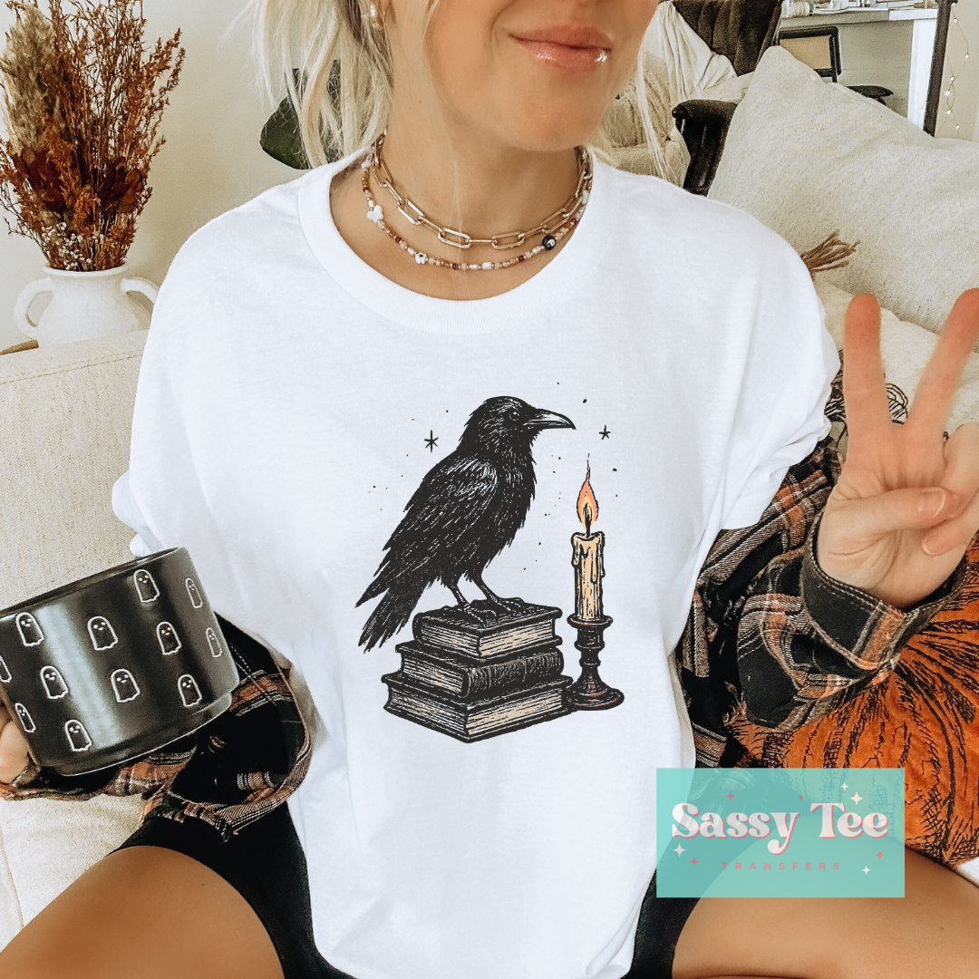 SPOOKY BOOKISH RAVEN **Preorder/Restock Ships in 5-10 biz days**