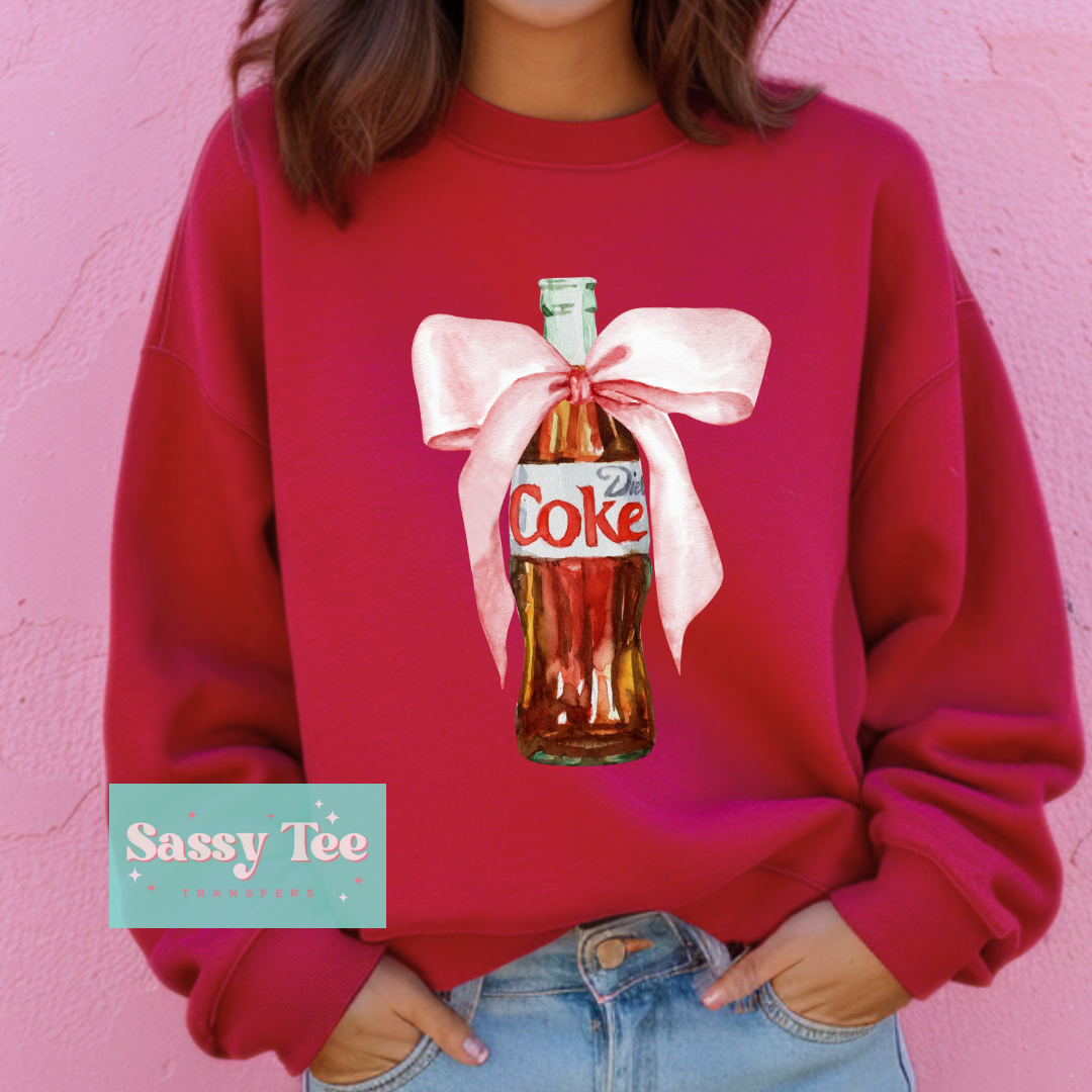DIET COKE VINTAGE PINK BOW COQUETTE **Preorder/Restock Ships in 5-10 biz days**