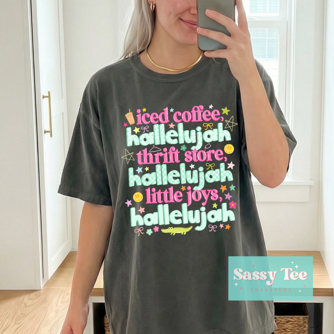 ICED COFFEE THRIFT JOY HALLELUJAH **Preorder/Restock Ships in 5-10 biz days**