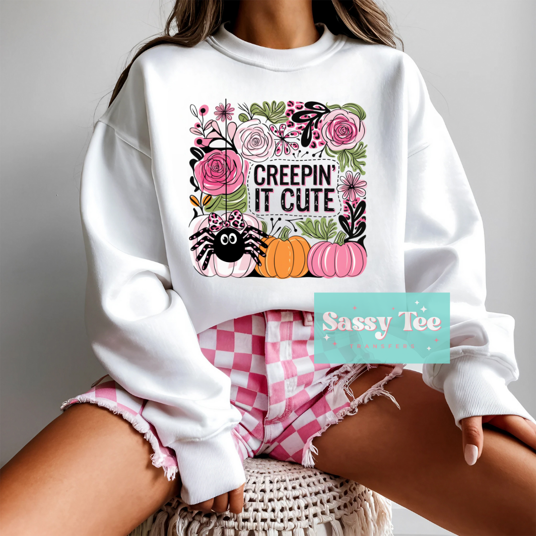 CREEPIN' IT CUTE PINK FLORAL **Preorder/Restock Ships in 5-10 biz days**