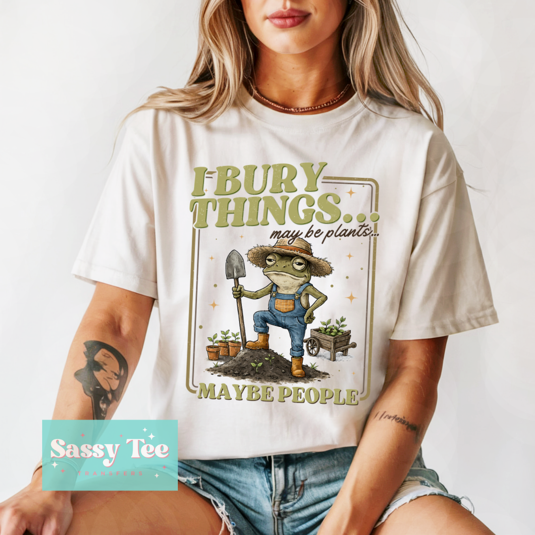 I BURY THINGS FROG **Preorder/Restock Ships in 5-10 biz days**