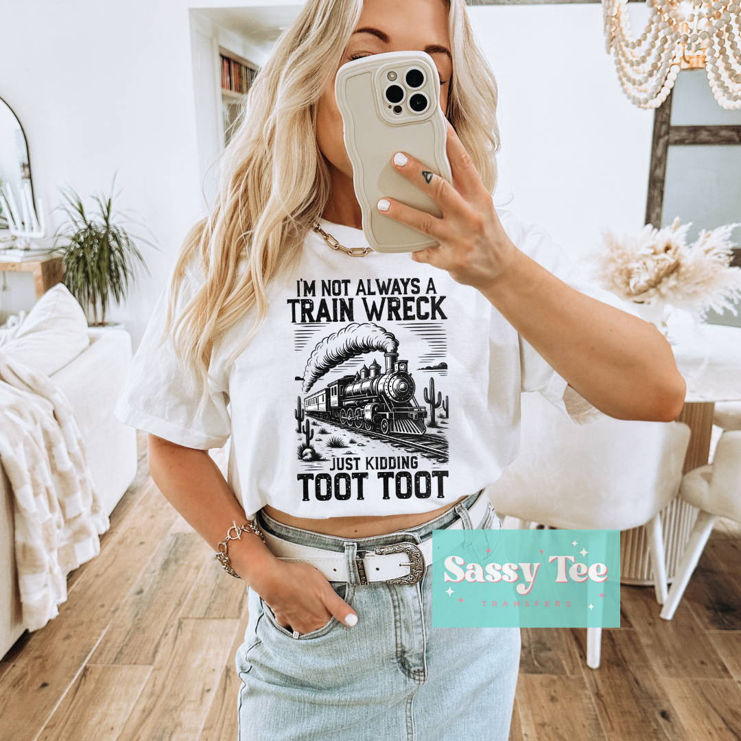 TRAIN WRECK TOOT TOOT **Preorder/Restock Ships in 5-10 biz days**