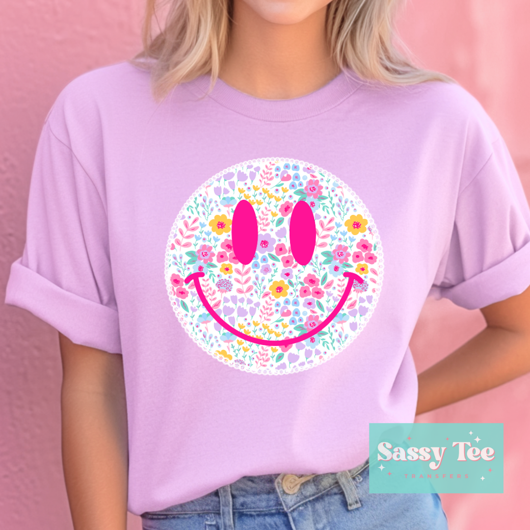 SMILEY SPRING FLORAL **Preorder/Restock Ships in 5-10 biz days**