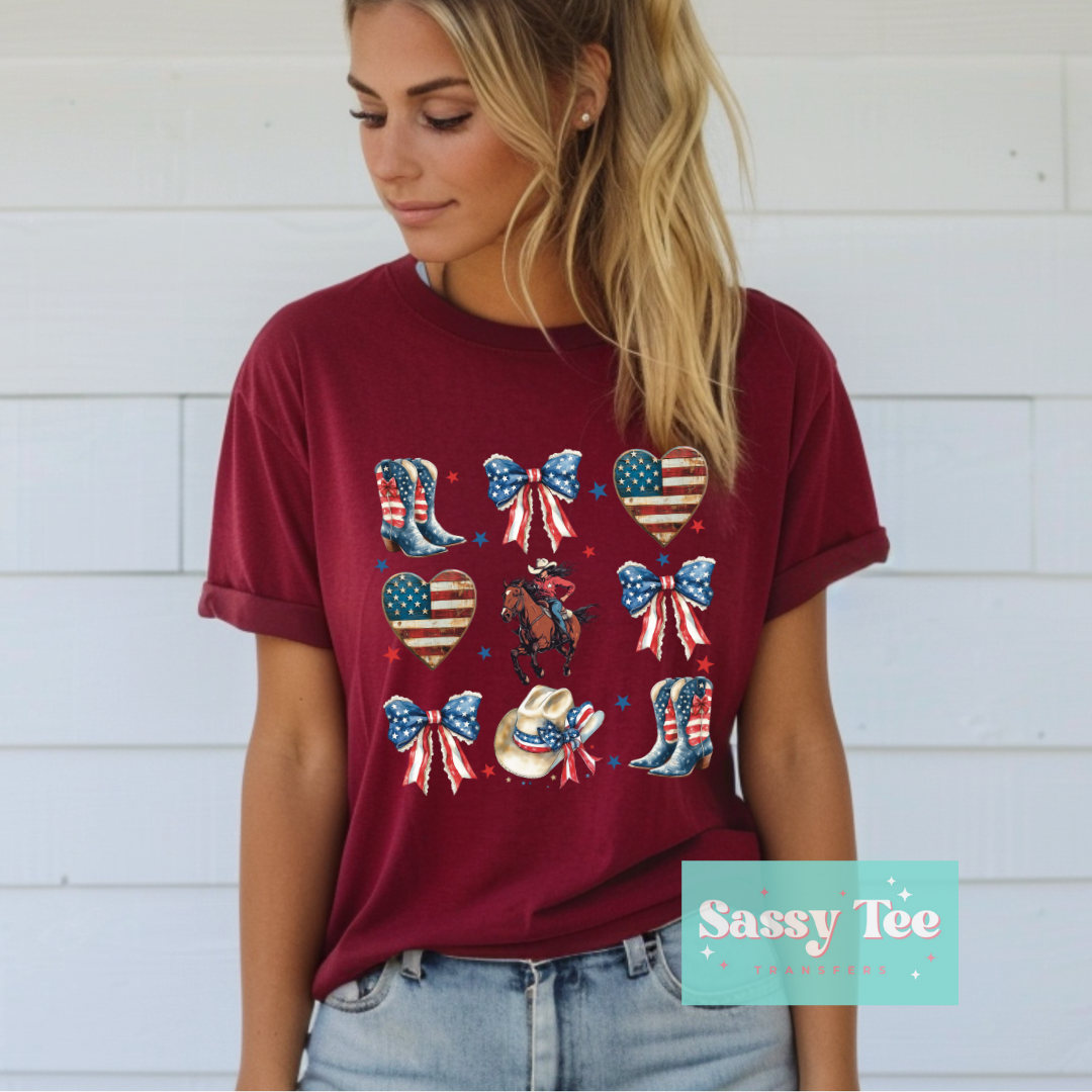 AMERICA COUNTRY JULY 4TH BOWS **Preorder, Ships in 5-10 biz days**