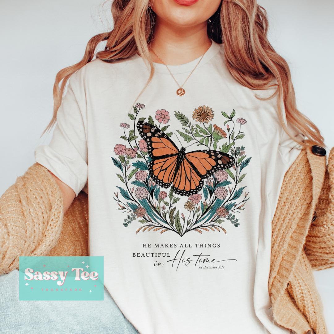 HE MAKES ALL THINGS BEAUTIFUL BUTTERFLY **Preorder/Restock Ships in 5-10 biz days**