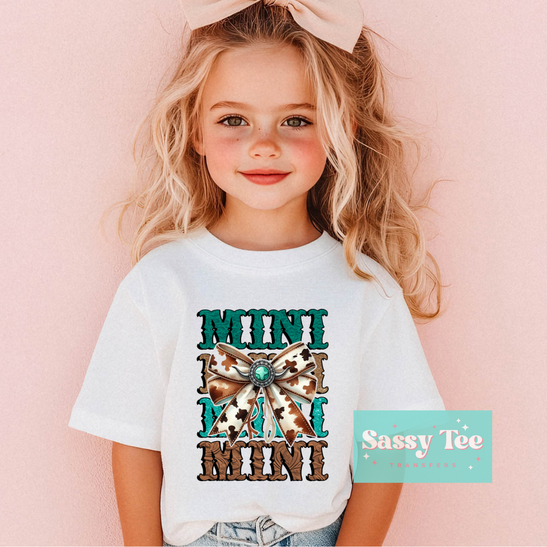MINI WESTERN TURQUOISE BOW