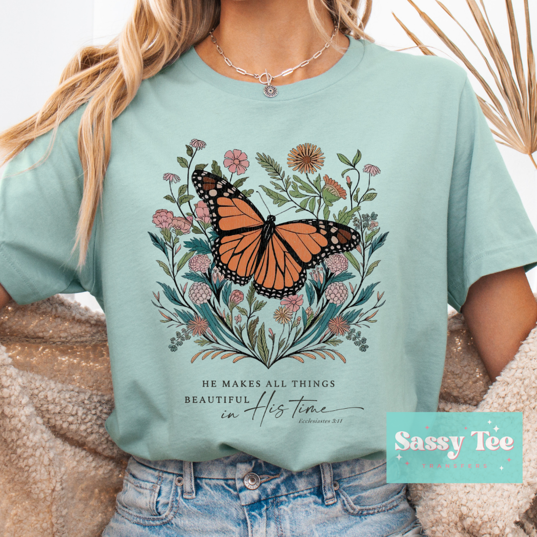 HE MAKES ALL THINGS BEAUTIFUL BUTTERFLY **Preorder/Restock Ships in 5-10 biz days**