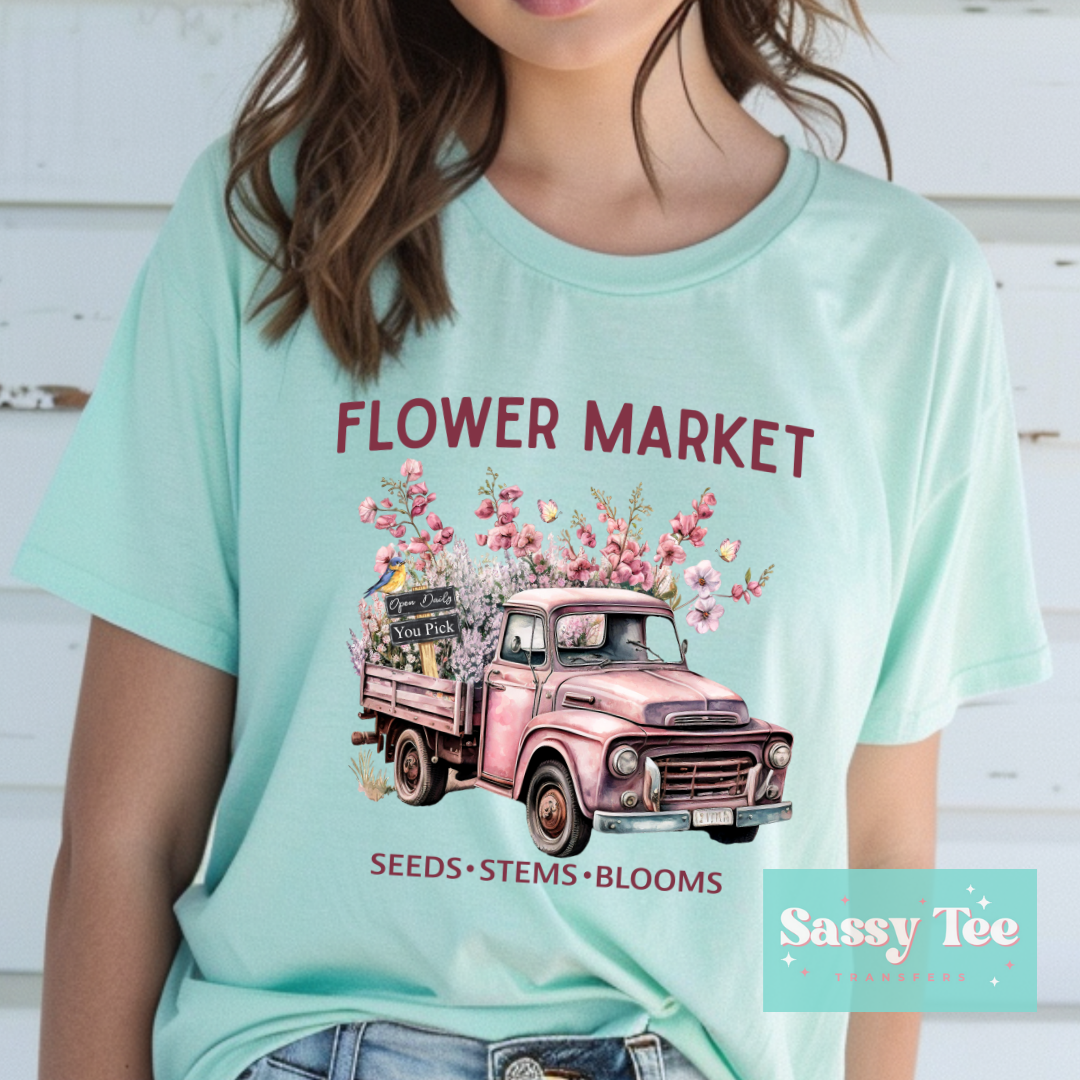 FLOWER MARKET TRUCK **Ships in 5-14 biz days**