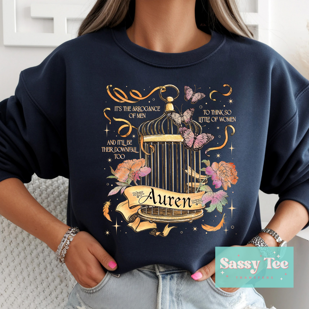 GOLD CAGE PRISONER PLATED BOOKS AUREN GOLDFINCH **Preorder/Restock Ships in Est. 5-10 biz days**