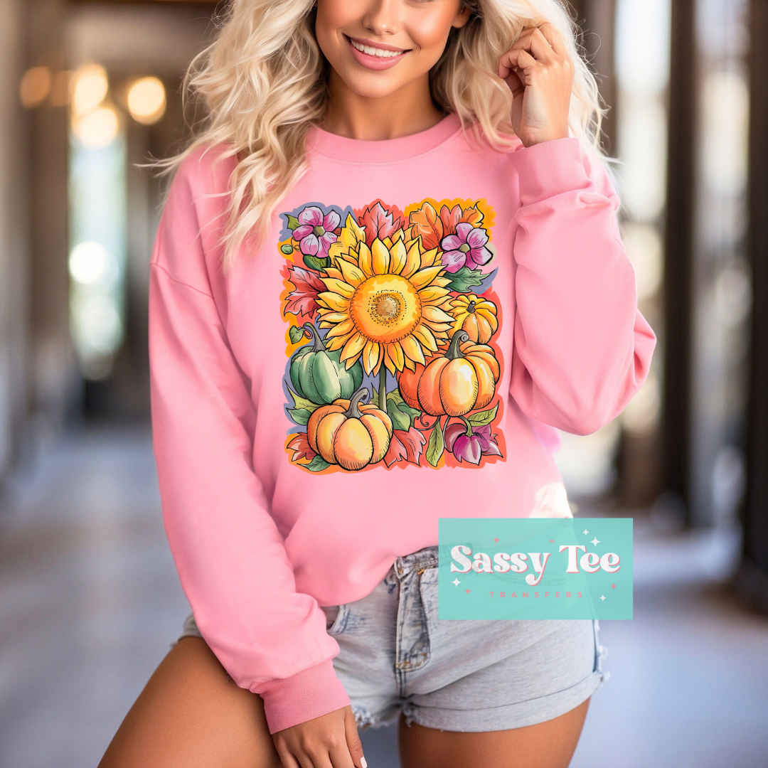 FALL SUNFLOWER PUMPKINS FLOWERS **Preorder/Restock Ships in 5-10 biz days**