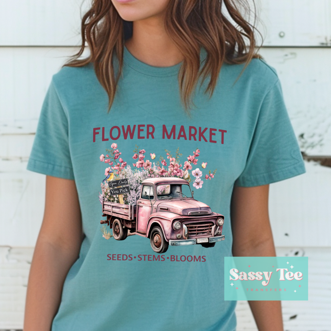 FLOWER MARKET TRUCK **Ships in 5-14 biz days**