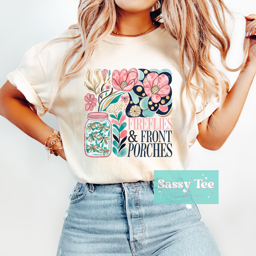FIREFLIES FRONT PORCHES FLORAL **Preorder/Restock Ships in 5-10 biz days**