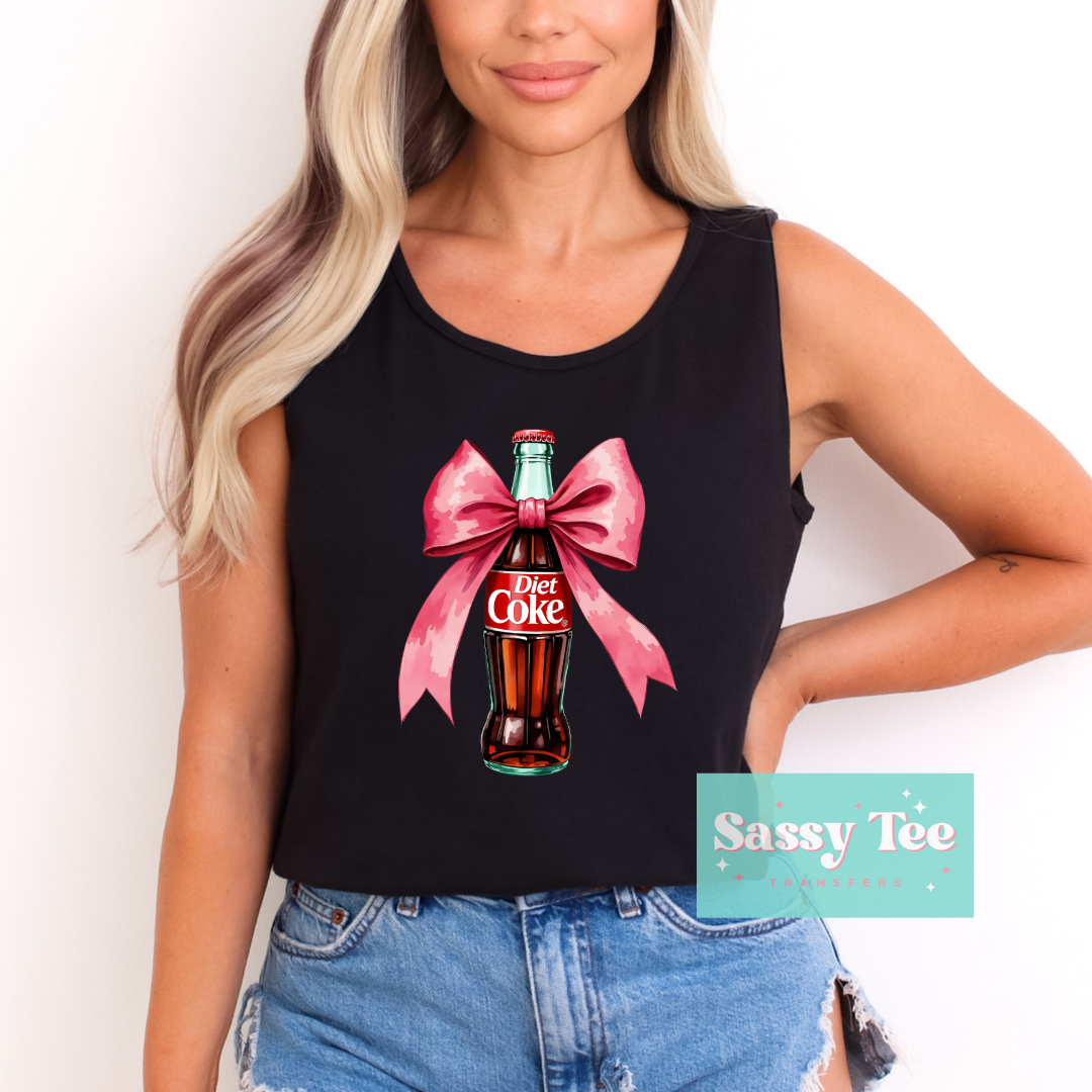 DIET COKE COQUETTE PINK BOW **Preorder Ships in 5-10 biz days**