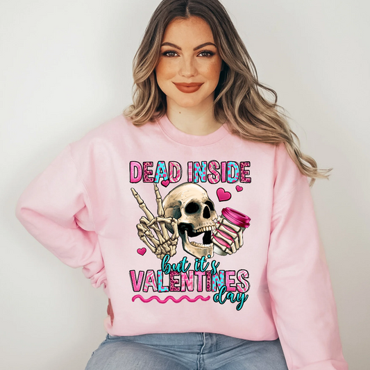 DEAD INSIDE BUT IT'S VALENTINE'S DAY COFFEE