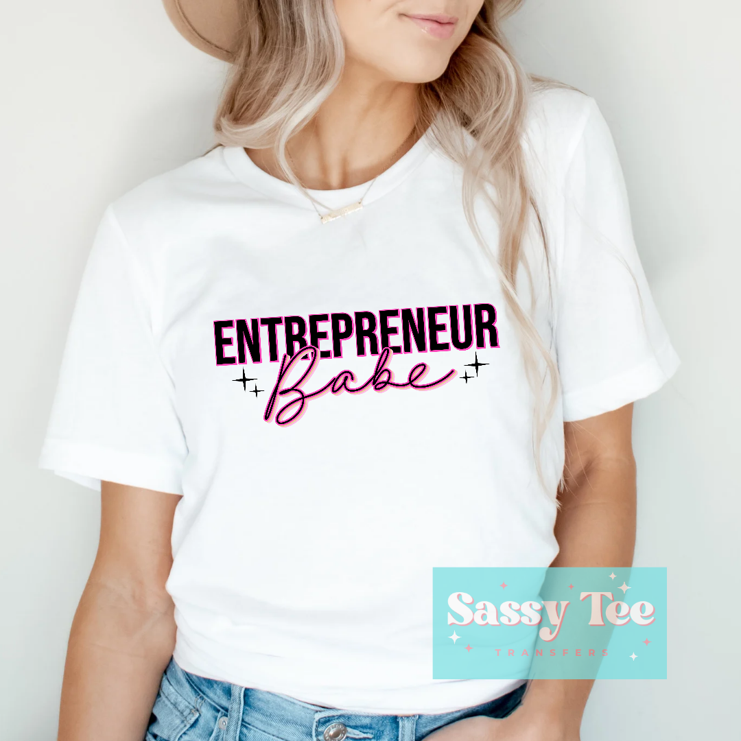 ENTREPRENEUR BABE PINK BLACK
