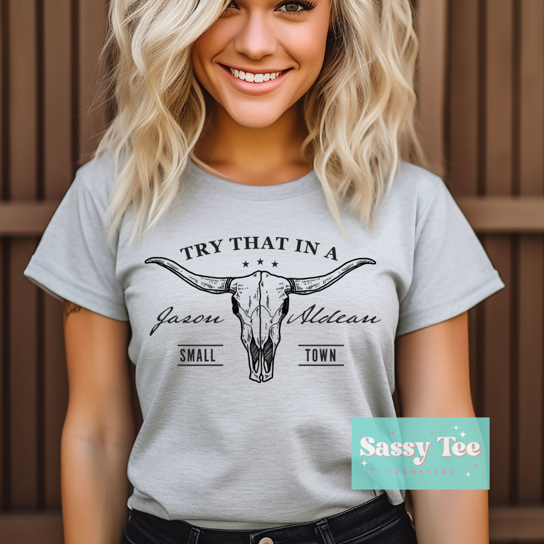 TRY THAT SMALL TOWN Black