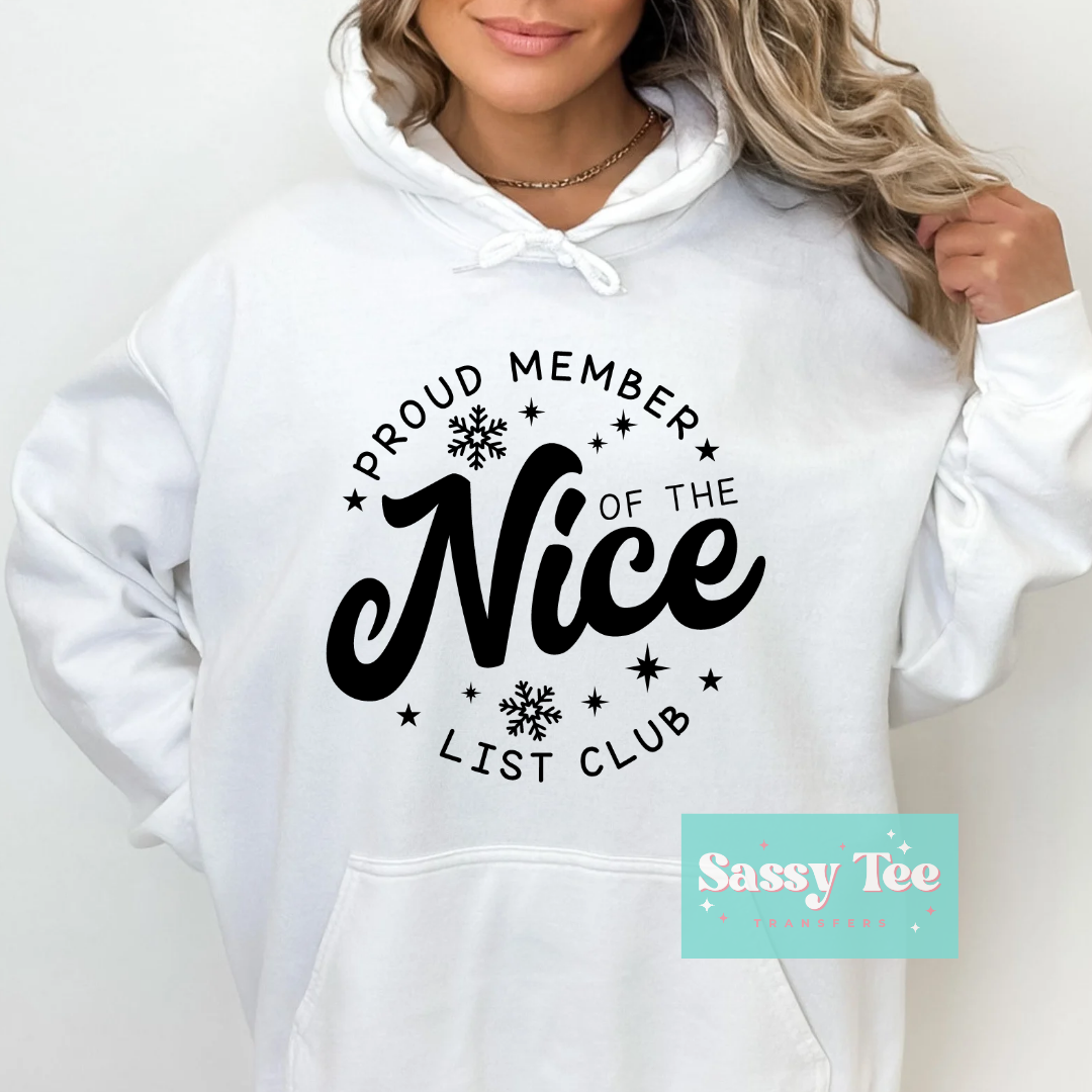 PROUD MEMBER NICE LIST
