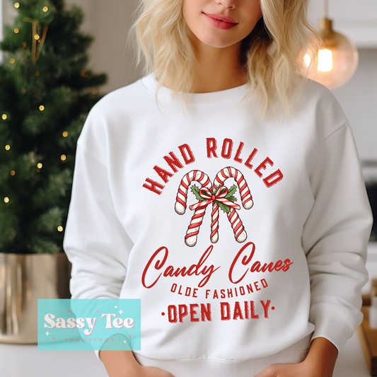 HAND ROLLED CANDY CANES OLD FASHIONED