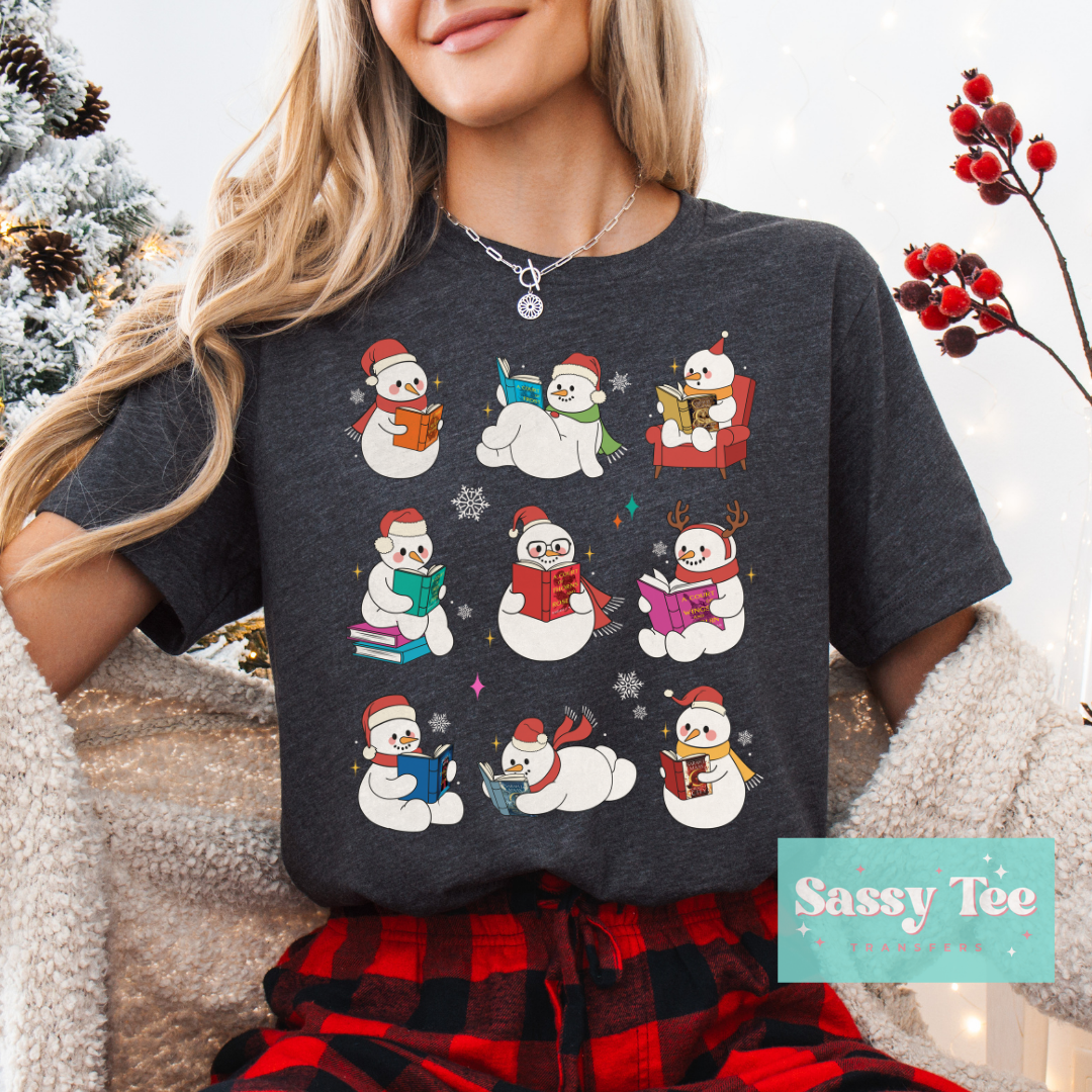 READING SNOWMEN BOOKS CHRISTMAS **Preorder/Restock Ships in Est. 5-10 biz days**