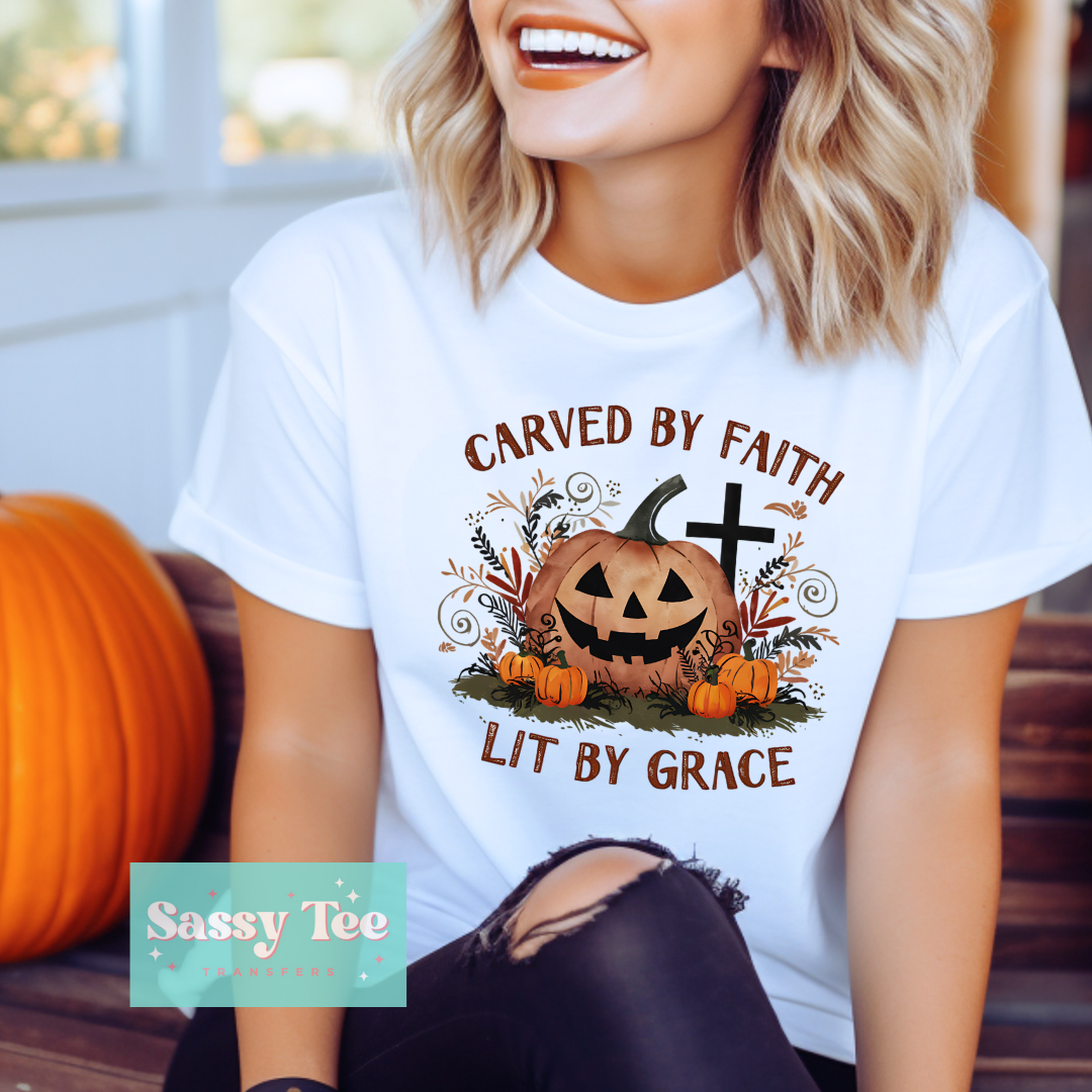 CARVED BY FAITH FALL PUMPKIN **Preorder/Restock Ships in 5-10 biz days**