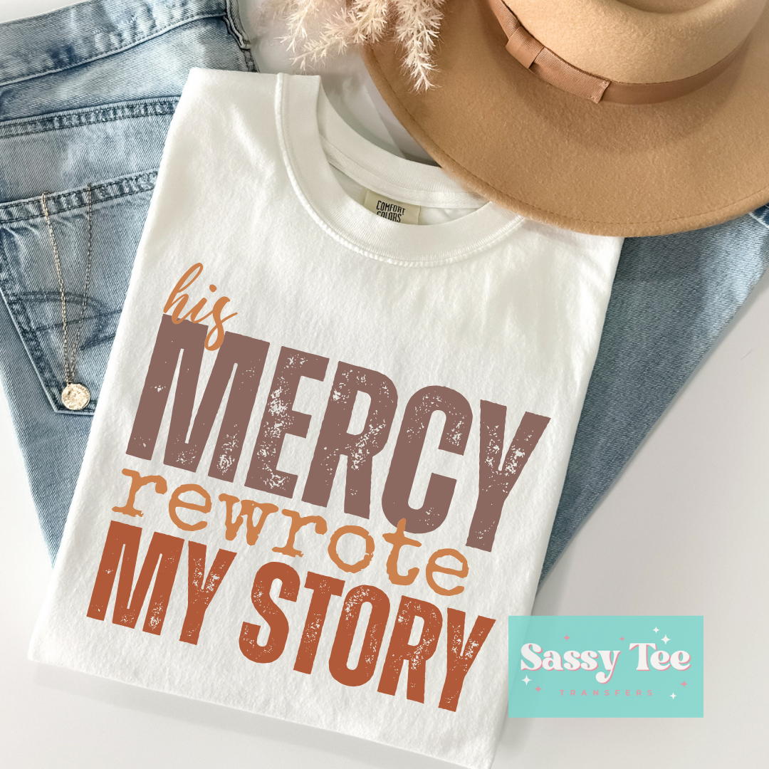 HIS MERCY REWROTE MY STORY FALL FAITH **Preorder/Restock Ships in 5-10 biz days**