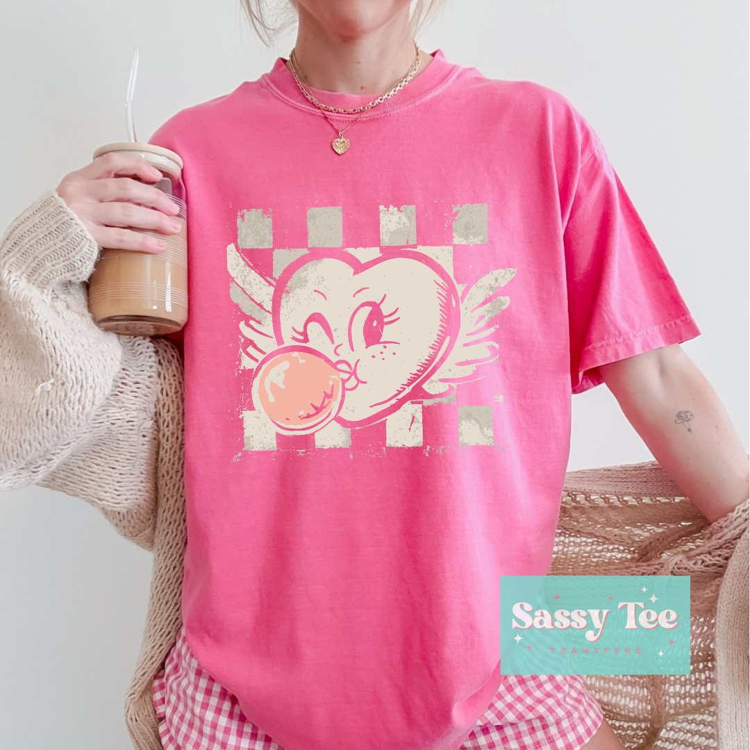 RETRO HEART BUBBLEGUM **Preorder/Restock Ships in 5-10 biz days**