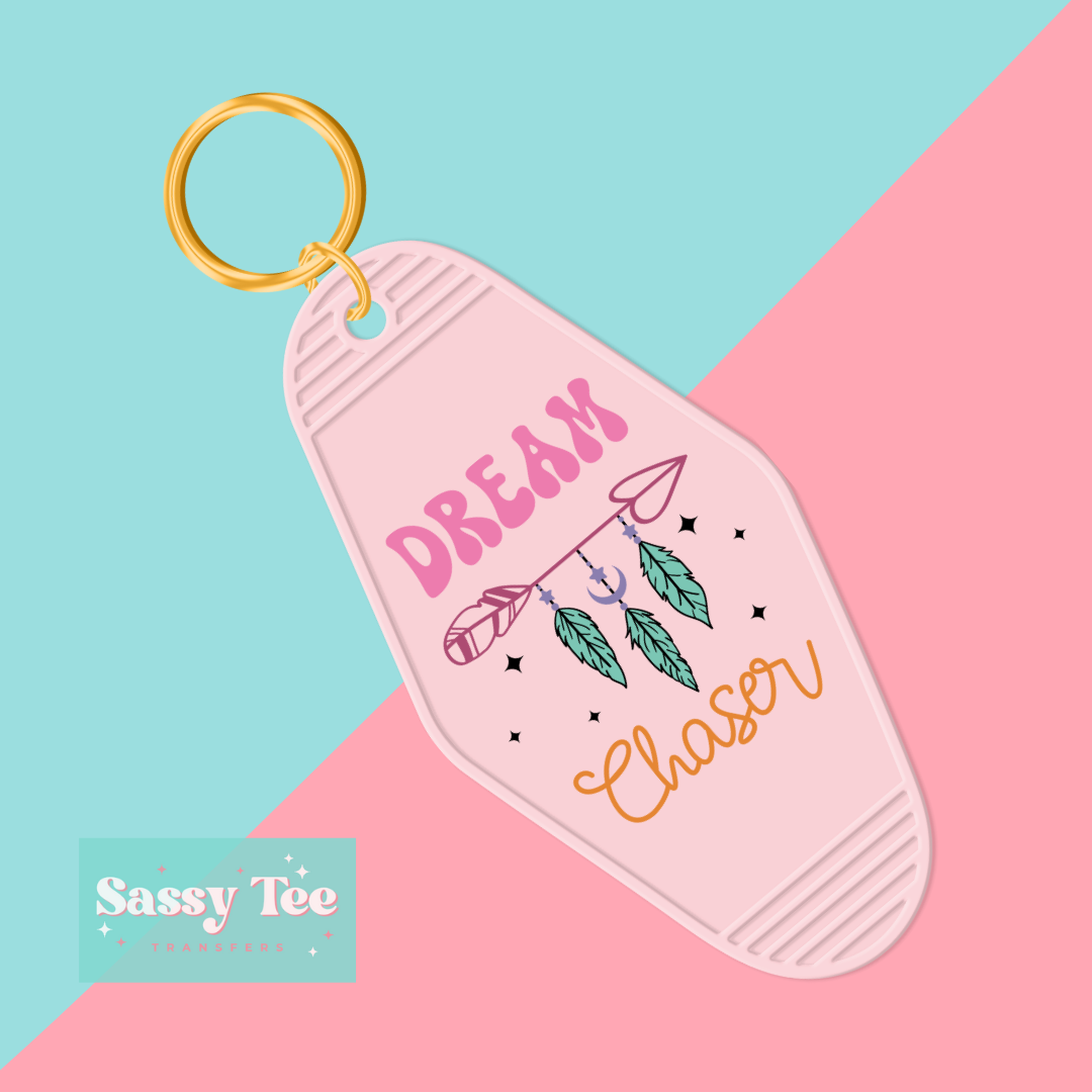 DREAM CHASER UV DTF KEYCHAIN DECAL **Preorder Ships in 5-10 biz days**