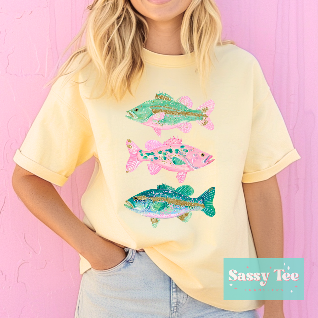 FISH PREPPY BASS COASTAL **Preorder/Restock Ships in 5-10 biz days**