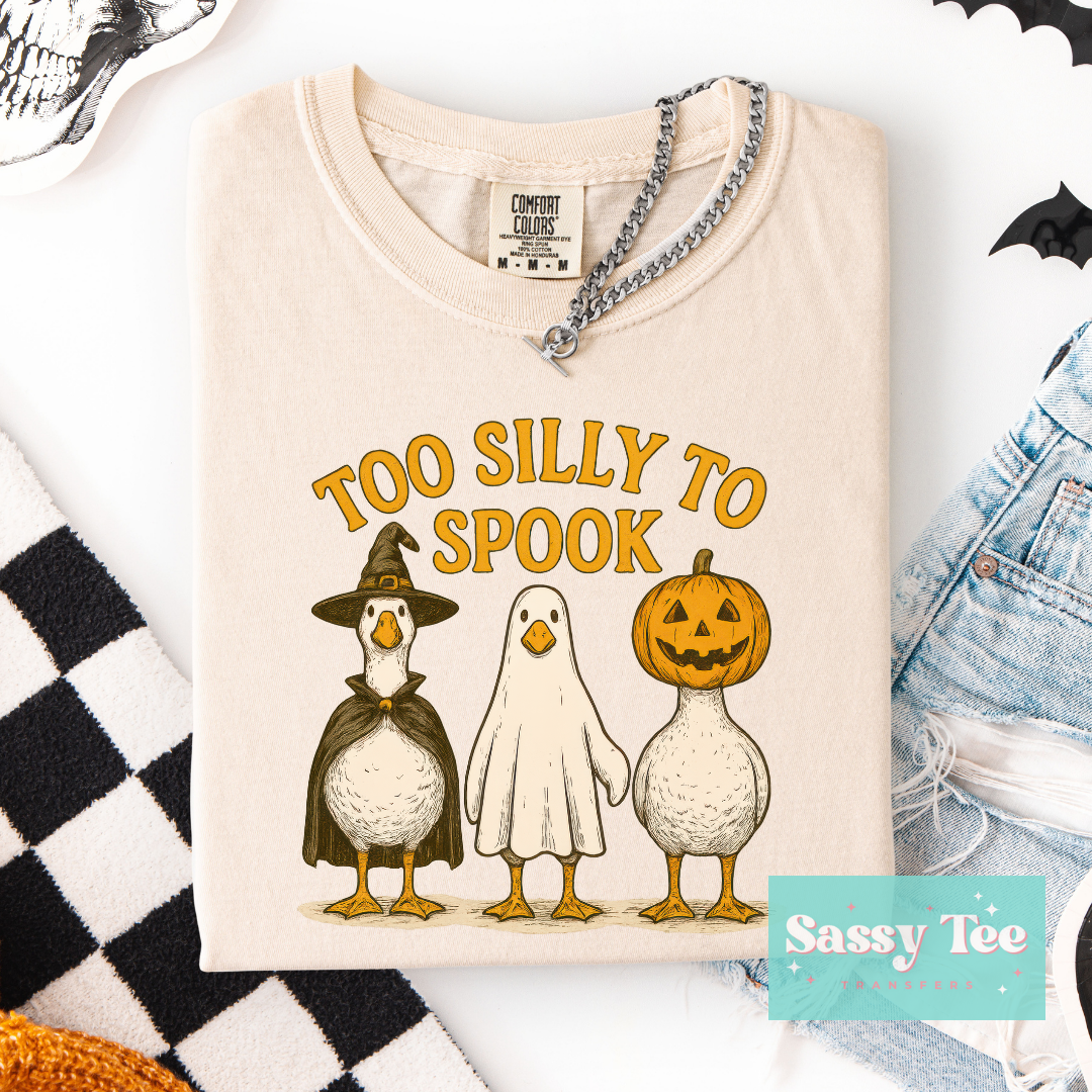 TOO SILLY TO SPOOK GOOSE TRIO **Preorder/Restock Ships in 5-10 biz days**