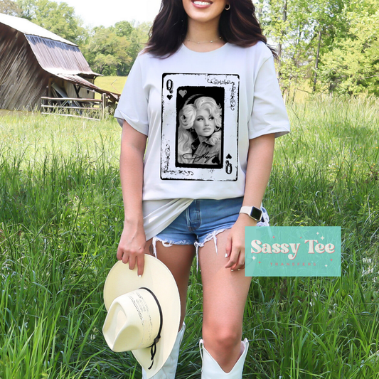 QUEEN DOLLY BLACK WHITE