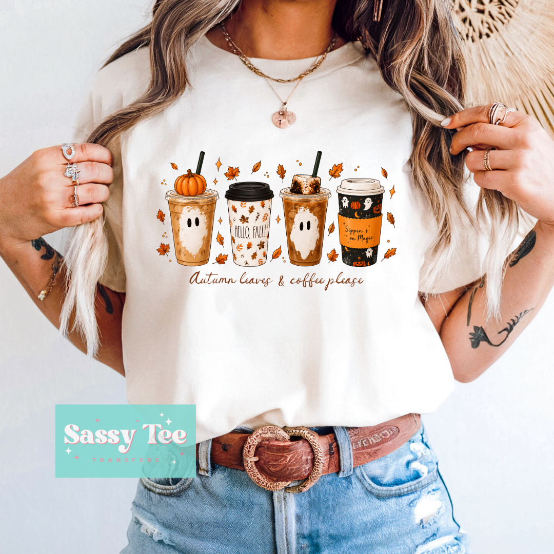 AUTUMN LEAVES COFFEE PLEASE **Preorder/Restock Ships in 5-10 biz days**
