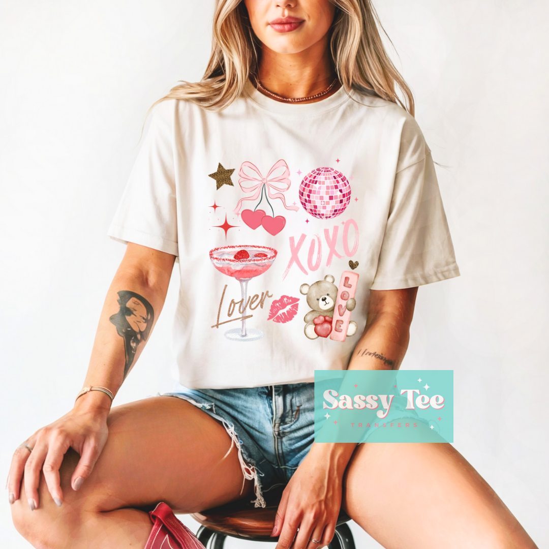 LOVER XOXO COCKTAIL TEDDY DISCO **Preorder/Restock Ships in 5-10 biz days**