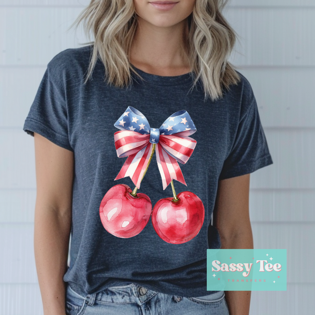 AMERICA CHERRY COQUETTE FLAG