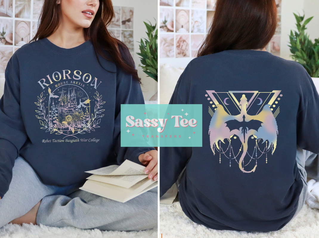 RIORSON DRAGON BOOK Front/Back Options
