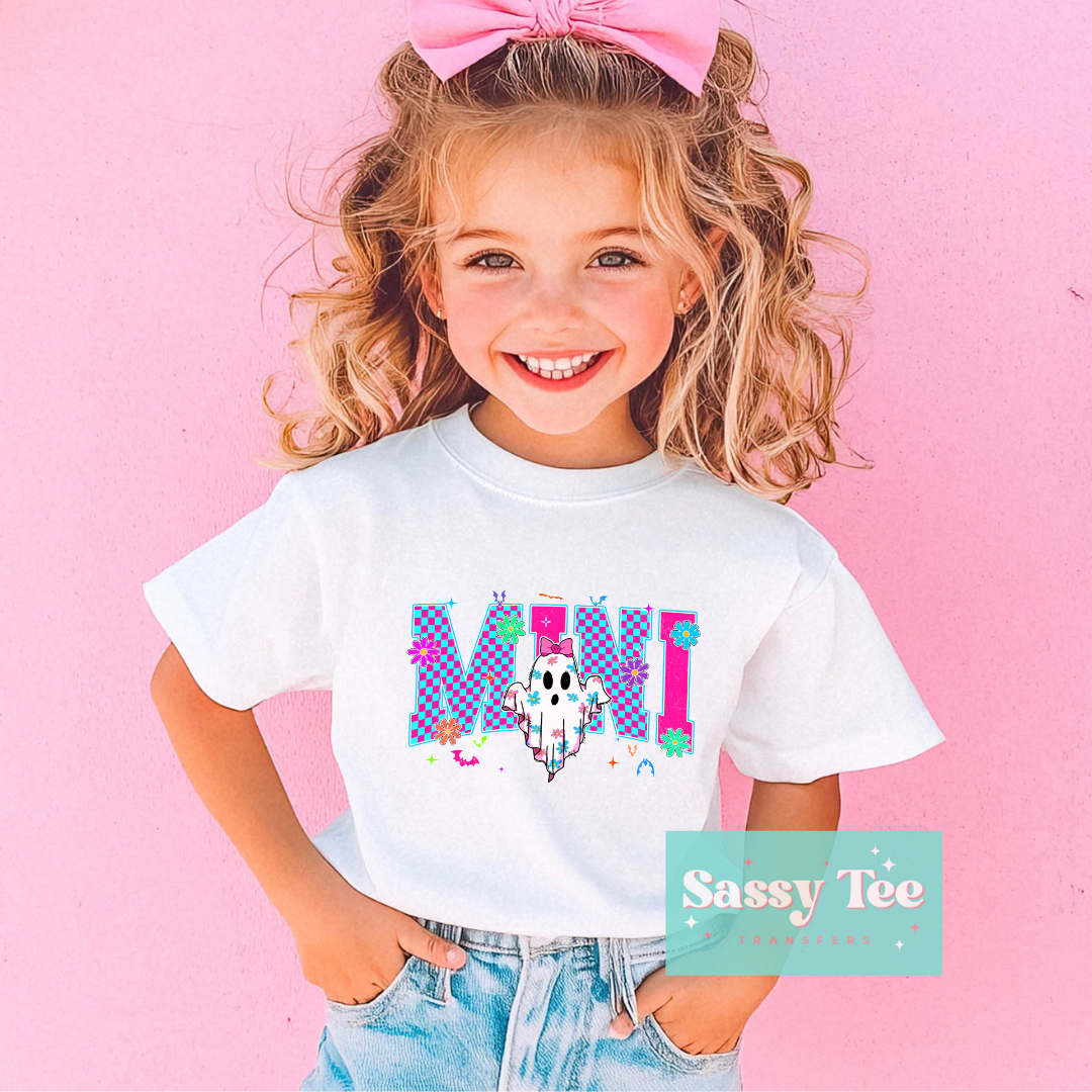 MINI BRIGHT RETRO GHOST BOW **Preorder/Restock Ships in 5-10 biz days**