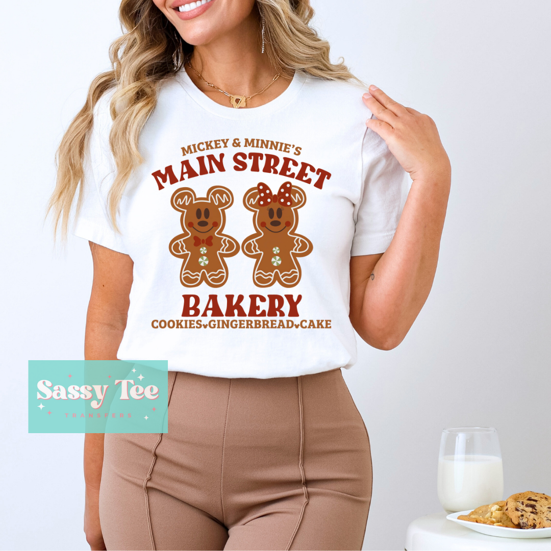 MOUSE GINGERBREAD MAIN STREET BAKERY **Preorder/Restock Ships in 5-10 biz days**