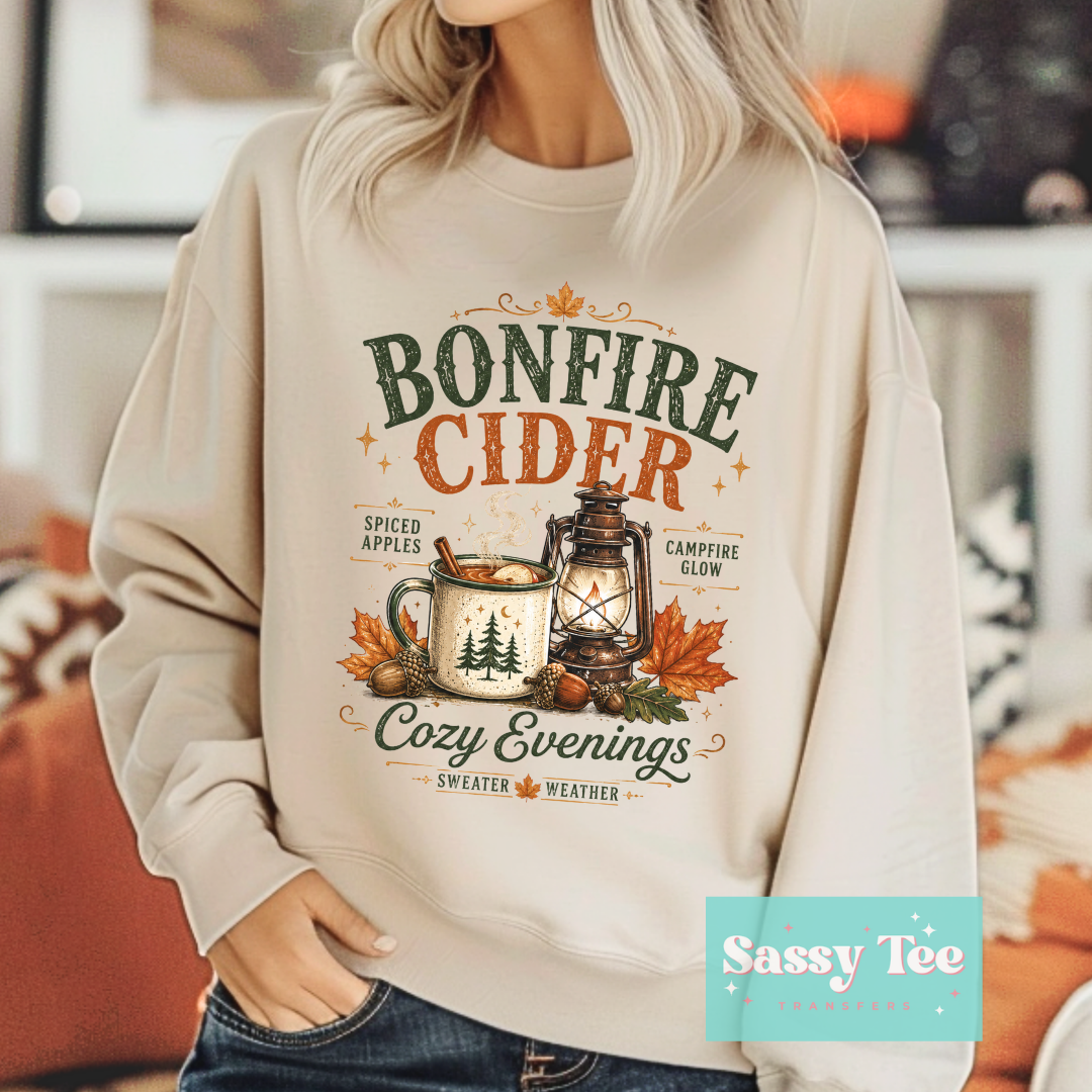 BONFIRE CIDER COZY EVENINGS **Preorder/Restock Ships in 5-10 biz days**